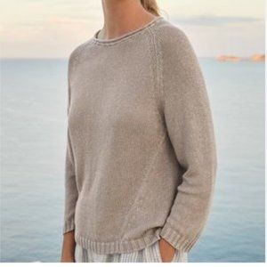 NWT Poetry high neck linen sweater